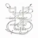 Text tattoo design idea