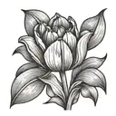 minecraft tulip flower tattoo design idea
