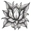 minecraft tulip flower tattoo design idea
