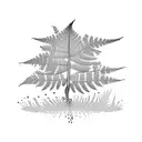 Fern Tree tattoo design idea