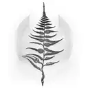 Fern Tree tattoo design idea