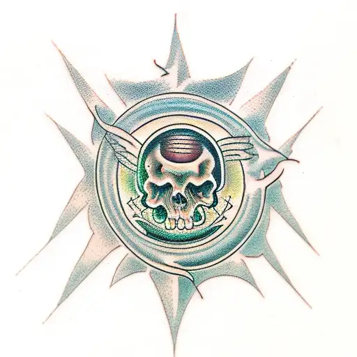 twisted one blasphemous tattoo design idea