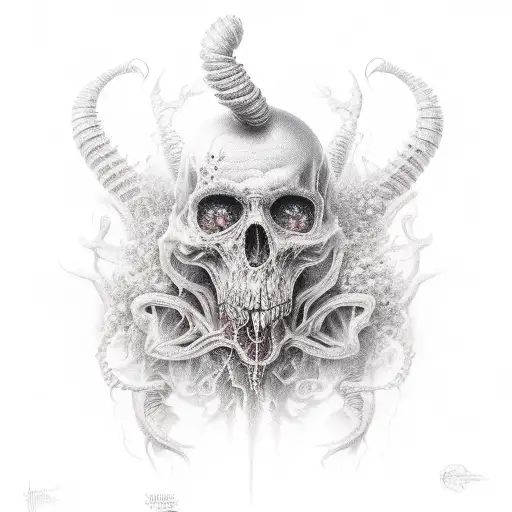 twisted one blasphemous tattoo design idea