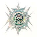 twisted one blasphemous tattoo design idea