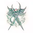 twisted one blasphemous tattoo design idea