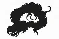 rattle snake intertwined on normal AR 15 rifle tattoo design idea