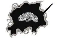rattle snake intertwined on normal AR 15 rifle tattoo design idea