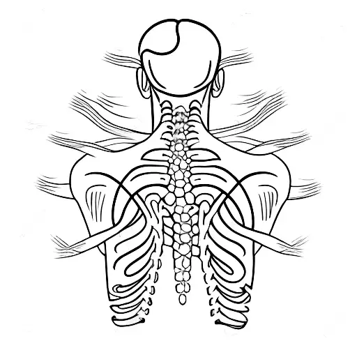 scoliosis awareness  tattoo design idea