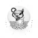 Demarai Gray as a Goose by a corner flag holding a soccer ball Tattoo tattoo design idea