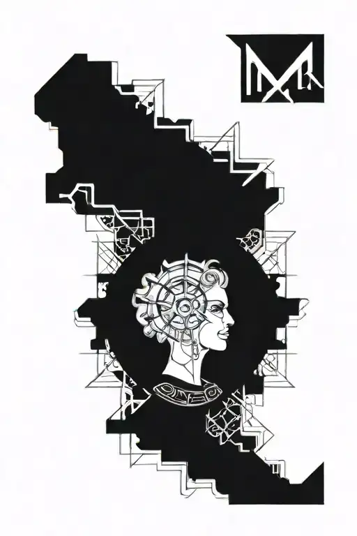 the power of goodbye madonna  tattoo design idea