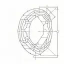 symmetric circuit terminators with stipling and crosshatching forming a band tattoo design idea
