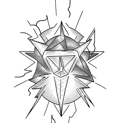 Lightning Bolt  tattoo design idea