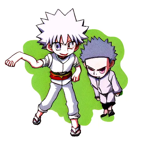 killua and Zenitsu tattoo design idea