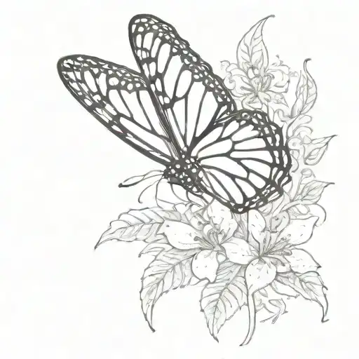 monarch butterfly tattoo tattoo design idea