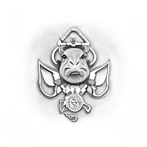 beatle tattoo design idea