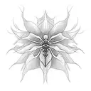 spider lilly tattoo design idea