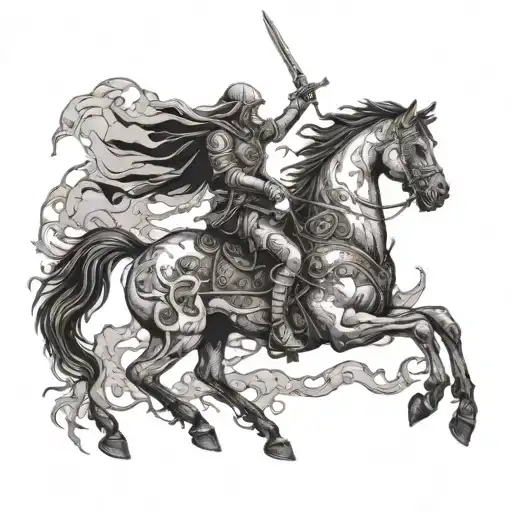  Horseman of the Apocalypse, Death tattoo design idea