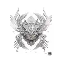 trust no one tattoo design idea