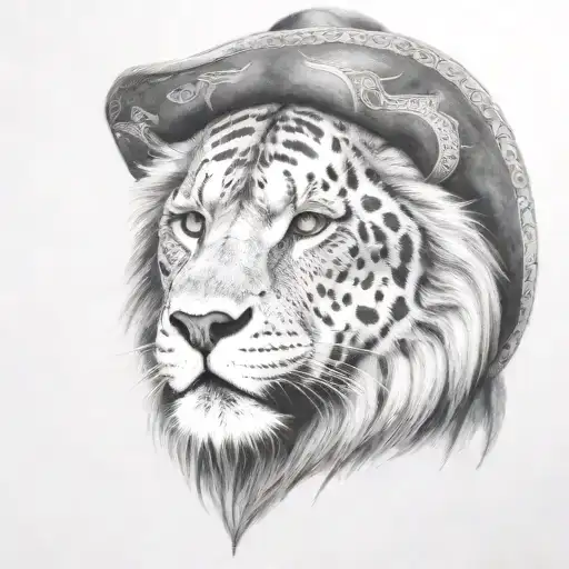 CON SOMBRERO  tattoo design idea