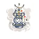 Gluttony tattoo design idea