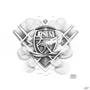 AJR clouds with a subtle reference to Arsenal Football Club and a quote that says "They say you die two times, First tim tattoo design idea