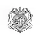 Irish Claddagh, I carry your heart(i carry it in my heart), amythst tattoo design idea