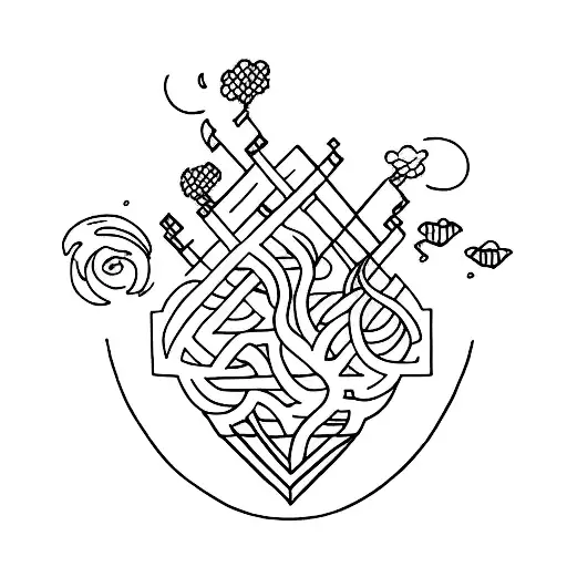 everlasting growth tattoo design idea