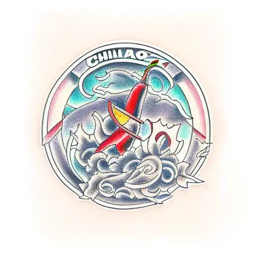 chili pepper  tattoo design idea