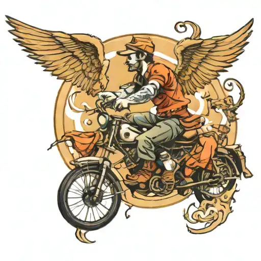 landing, brotherhood tattoo design idea