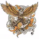 landing, brotherhood tattoo design idea