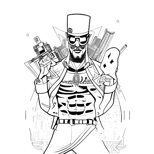 sin city Marv tattoo design idea