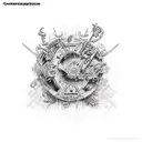 dancing jester tattoo design idea