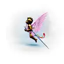 cupid tattoo design idea