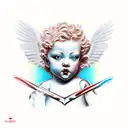 cupid tattoo design idea
