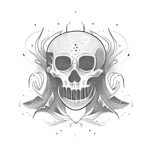 Small horror movie fillers tattoo design idea