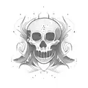 Small horror movie fillers tattoo design idea