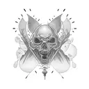 Small horror movie fillers tattoo design idea