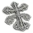 orthodox cross tattoo design idea