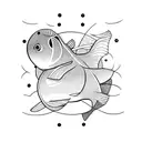 guppy tattoo design idea