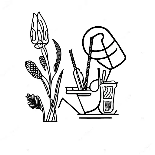 orange juice tattoo design idea