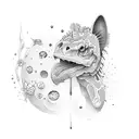 orange juice tattoo design idea