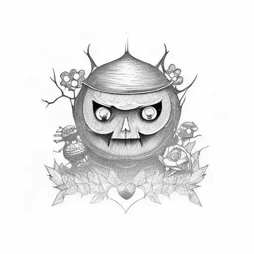 over the garden wall creepy tattoo design idea