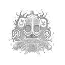 over the garden wall creepy tattoo design idea