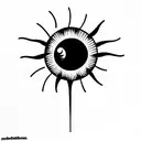 first sun shine  tattoo design idea