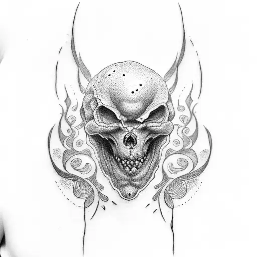 pain  tattoo design idea