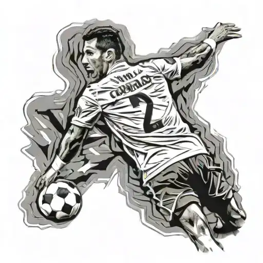 Cristiano Ronaldo tattoo design idea