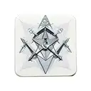 masonic square and compass, 45 rpm adapter, chefs knife, computer chip tattoo design idea