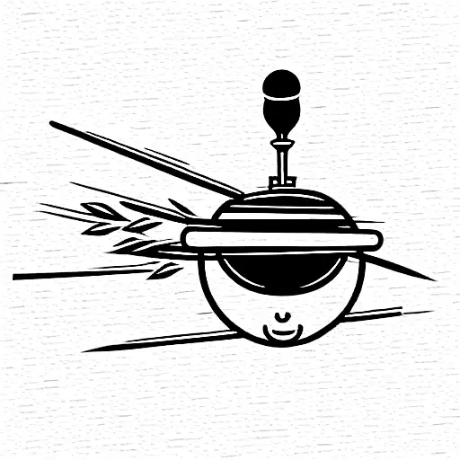 chopsticks with dumpling, airplane, lantern, lotus and cable car tattoo design idea