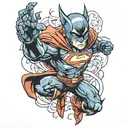 Super Hero tattoo design idea