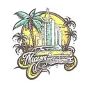 Miami skyline tattoo tattoo design idea